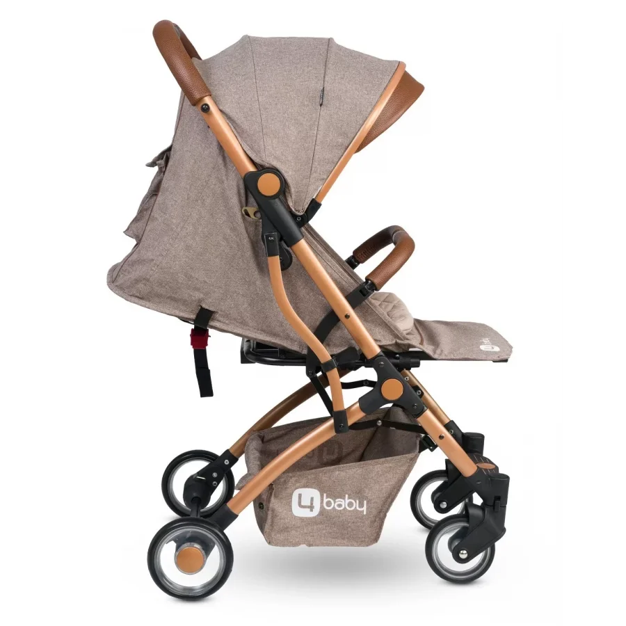 4 Baby Drone Travel Sistem Bebek Arabası Gold / Kahve