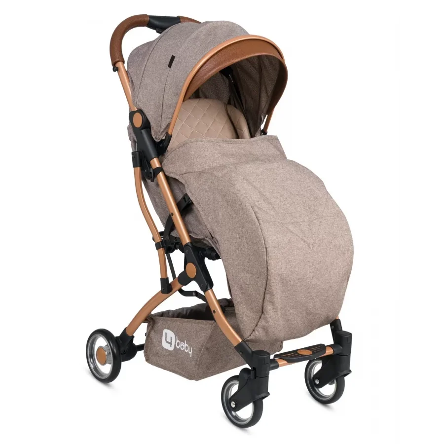 4 Baby Drone Travel Sistem Bebek Arabası Gold / Kahve