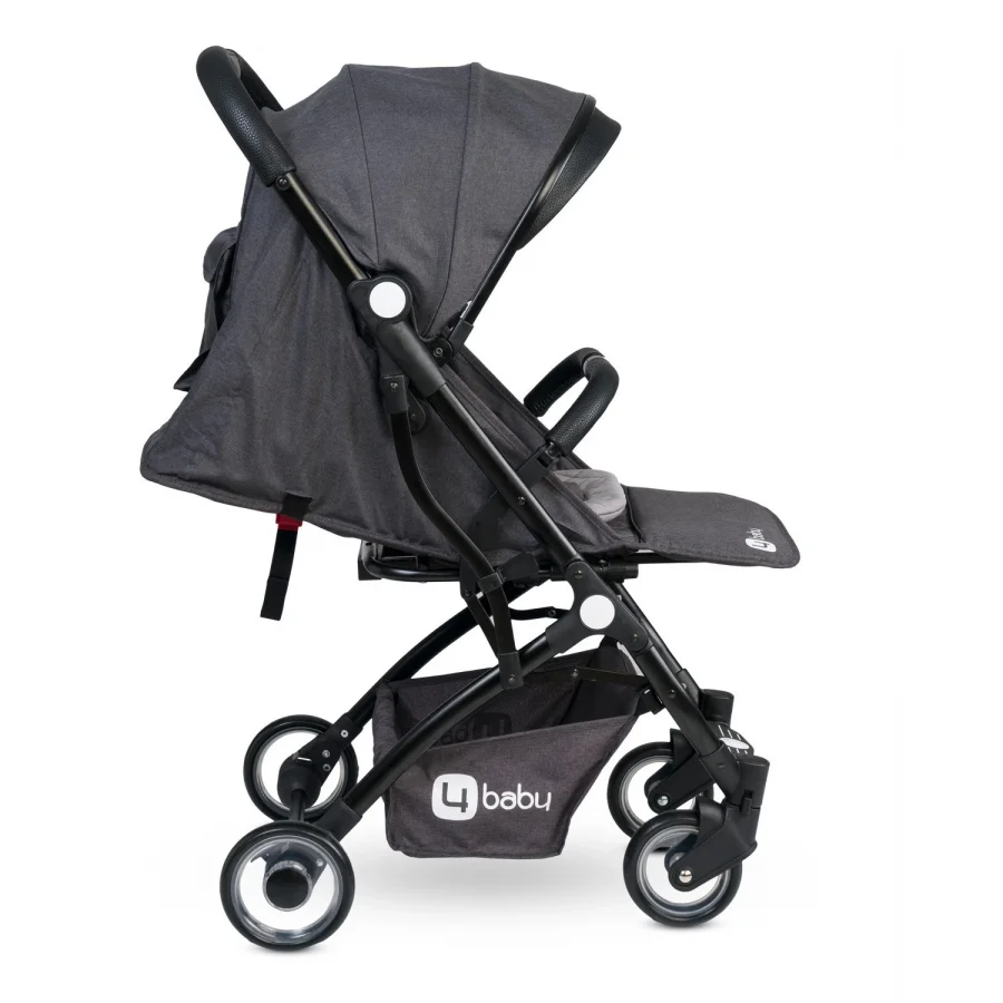4 Baby Drone Travel Sistem Bebek Arabası Siyah / Antrasit
