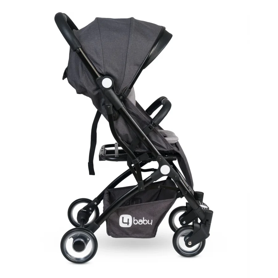 4 Baby Drone Travel Sistem Bebek Arabası Siyah / Antrasit