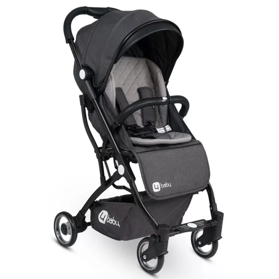 4 Baby Drone Travel Sistem Bebek Arabası Siyah / Antrasit