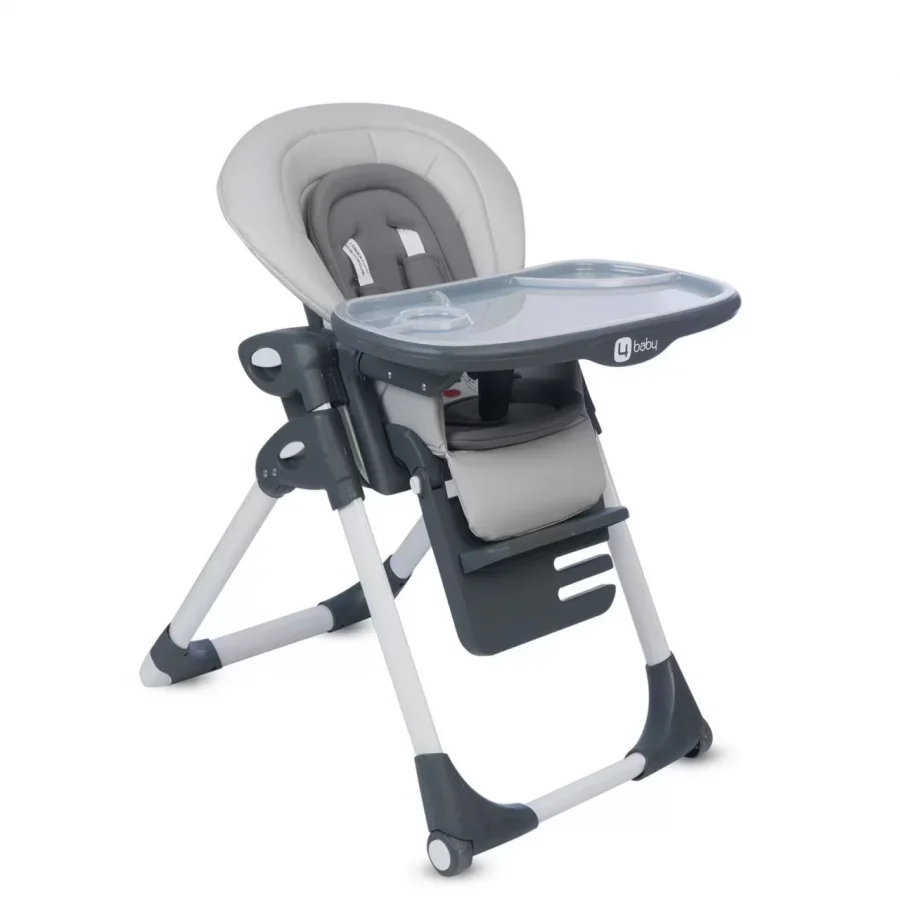 4 Baby Formula Lüks Mama Sandalyesi Gri