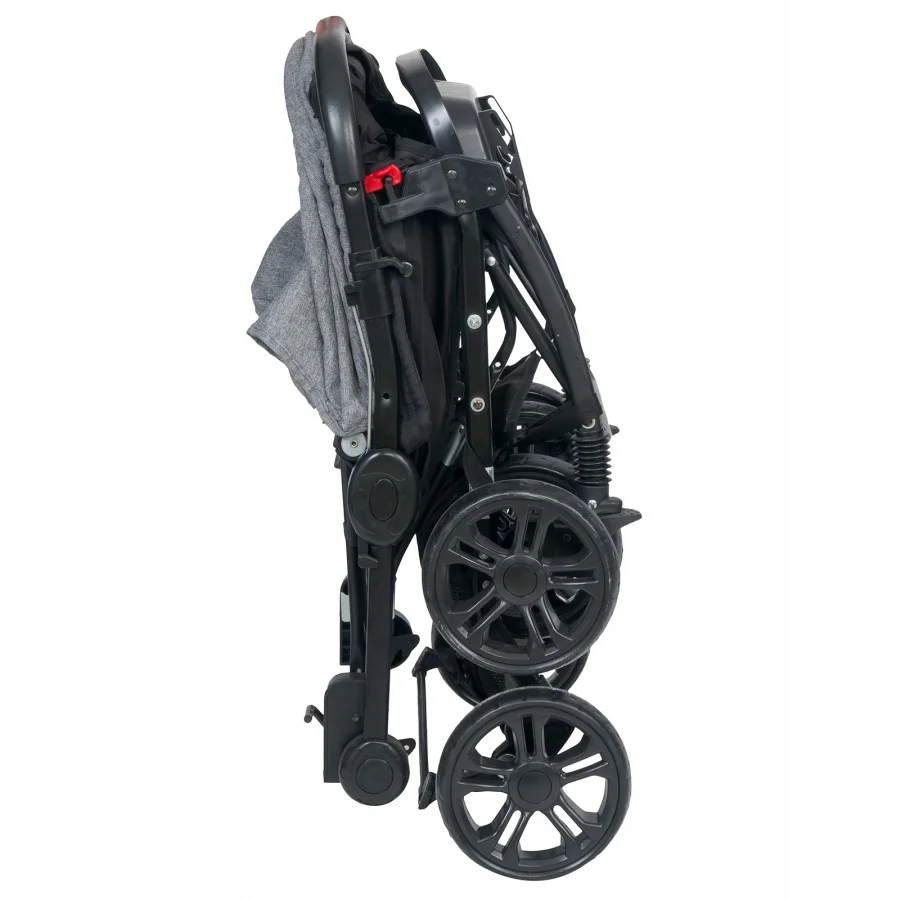 4 Baby Olimpos Travel Sistem Çift Yönlü Bebek Arabası / Siyah-Gri