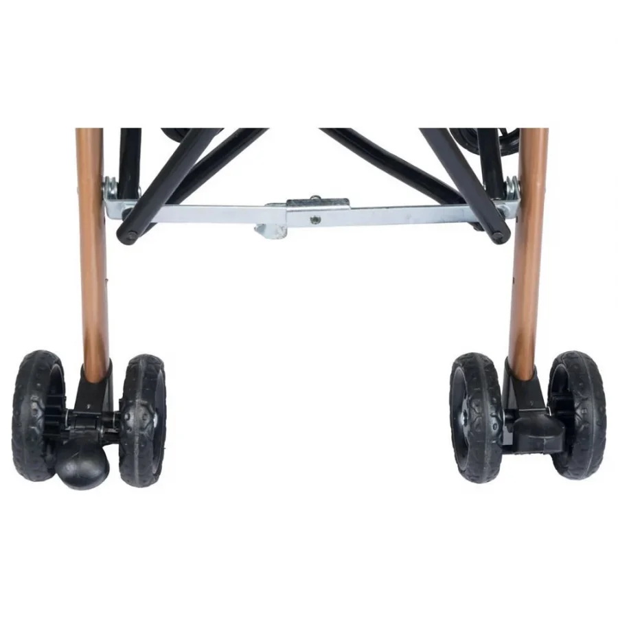 4 Baby Pratik Baston Puset Bebek Arabası - Gold Kahve