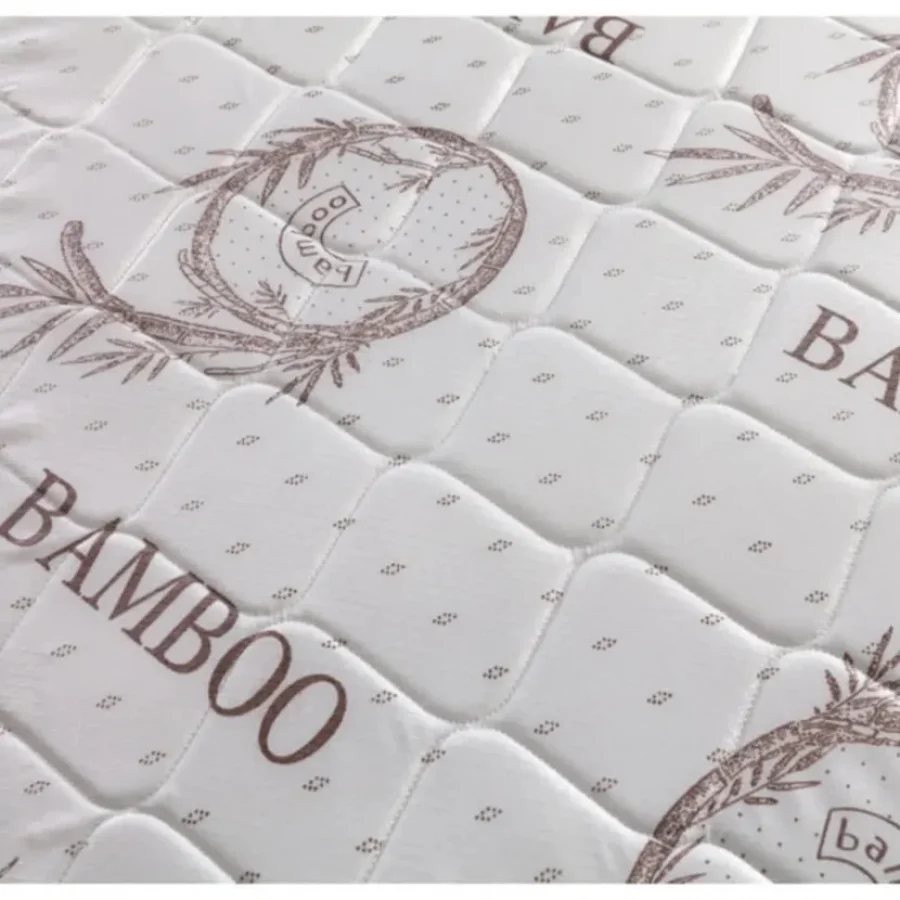 90x190 Bambu Desenli Soft Ortopedik Yaylı Yatak
