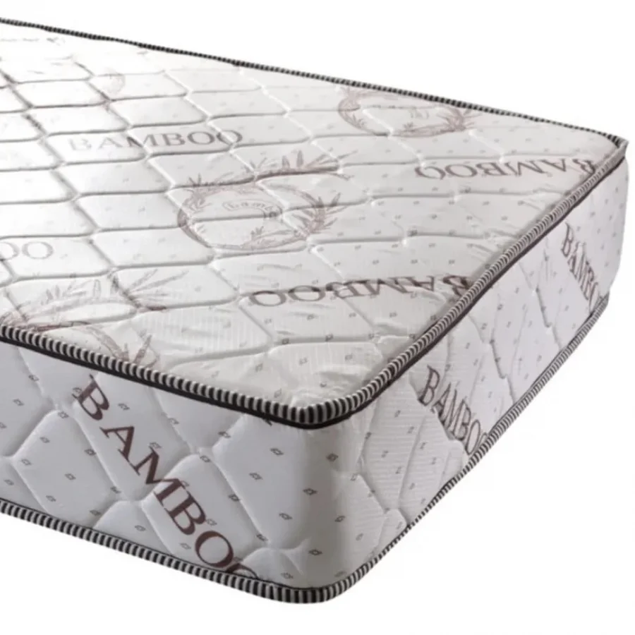 90x190 Bambu Desenli Soft Ortopedik Yaylı Yatak