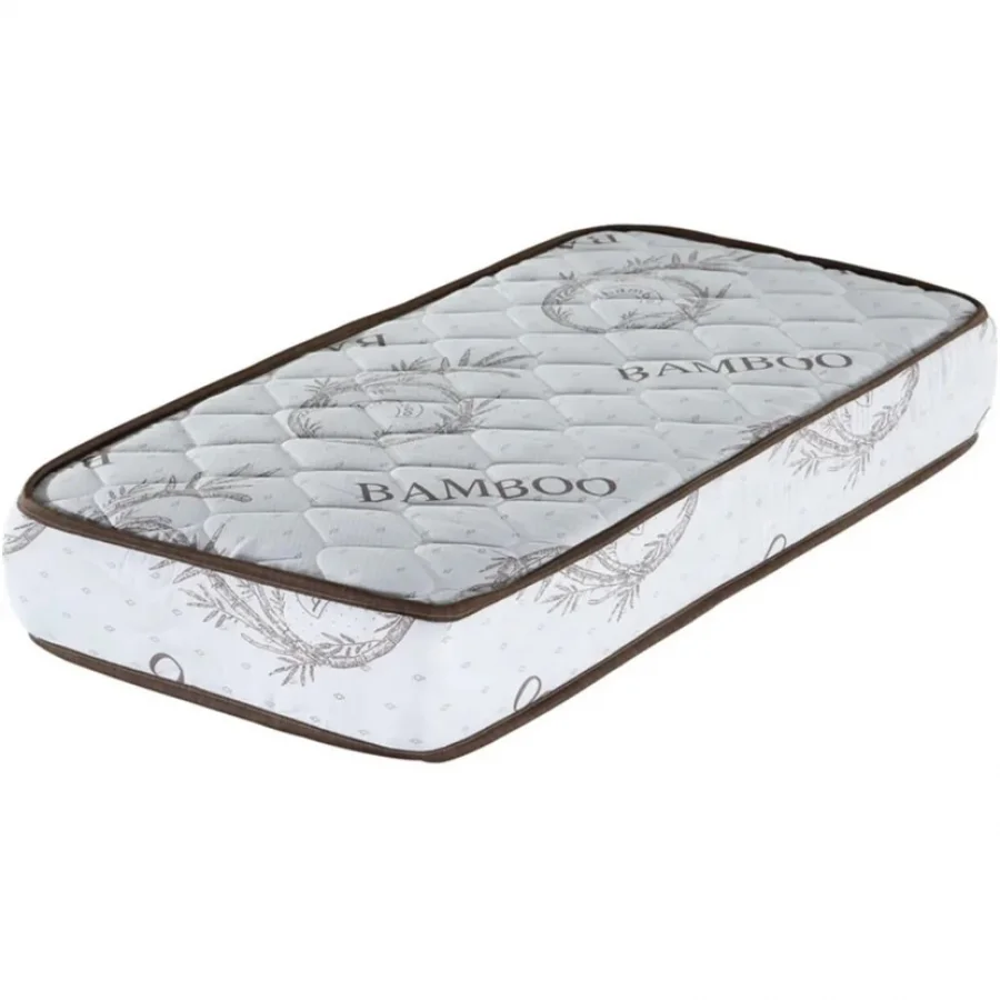 90x190 Bambu Desenli Soft Ortopedik Yaylı Yatak