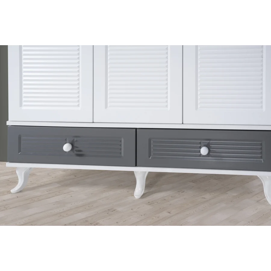 Aqua Fame 4 Kapılı Karyolalı Çocuk Odası Takımı