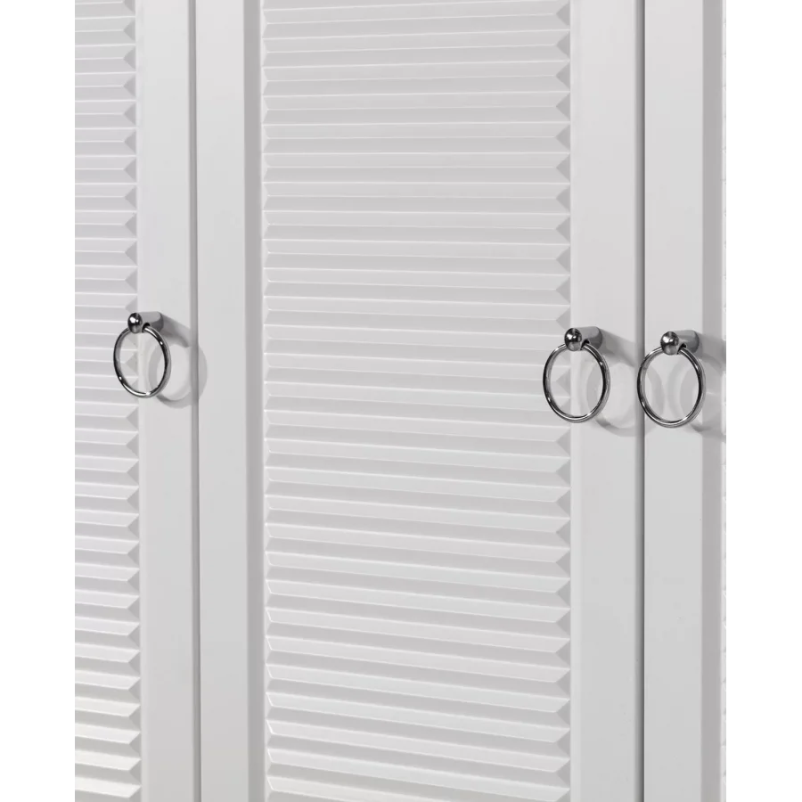 Aqua Grey 4 Kapılı Bebek Odası Dolap