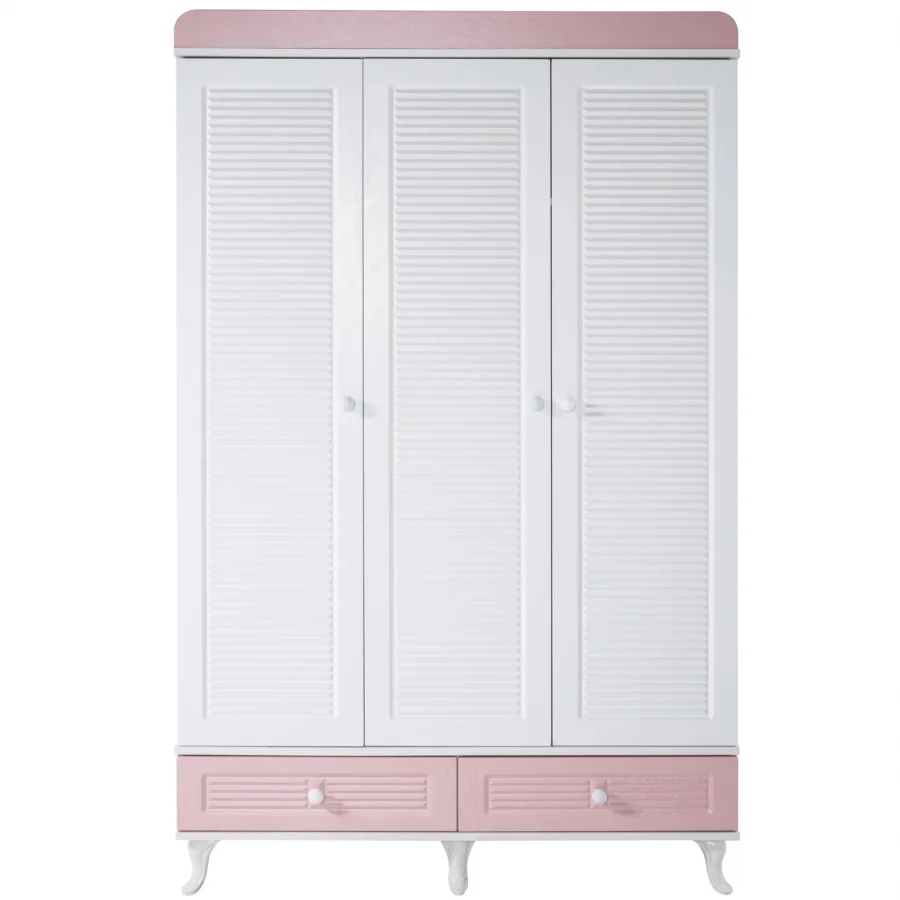 Aqua Pink 3 Kapılı Dolap