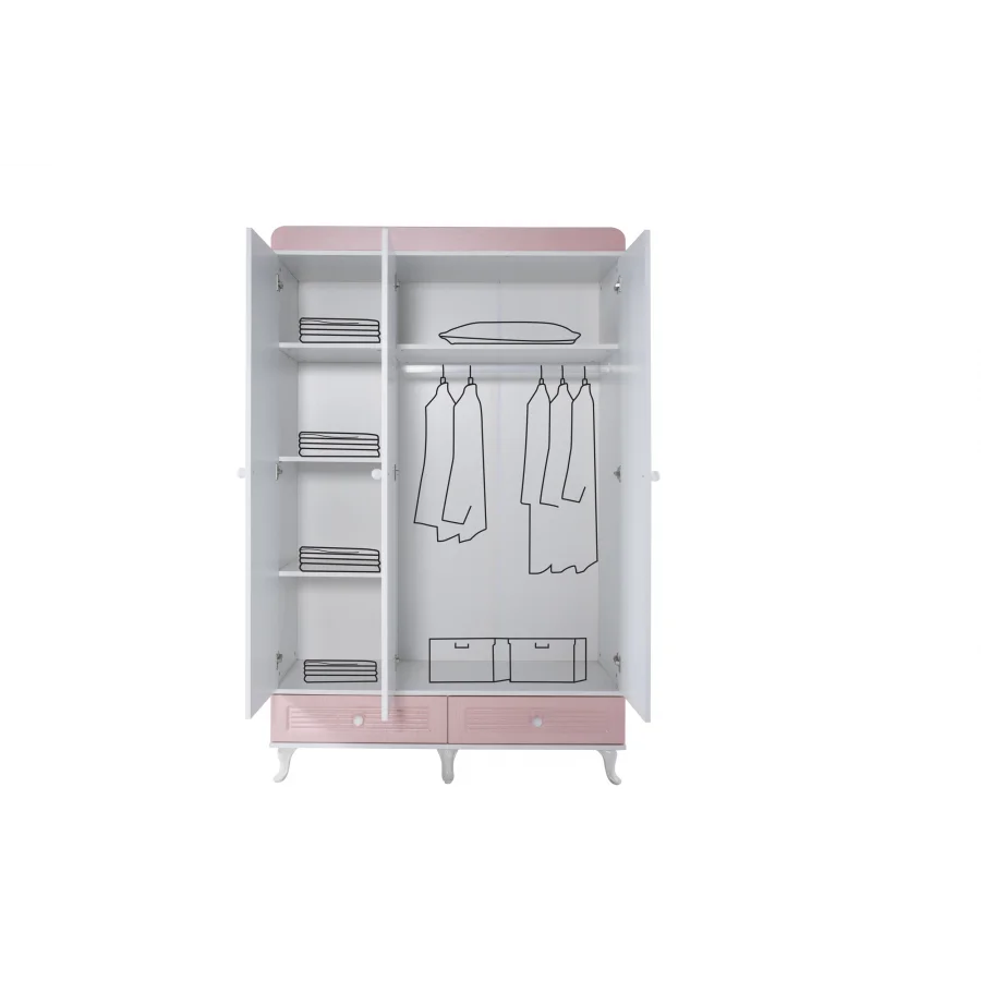 Aqua Pink Montessorili Çocuk Odası Takımı