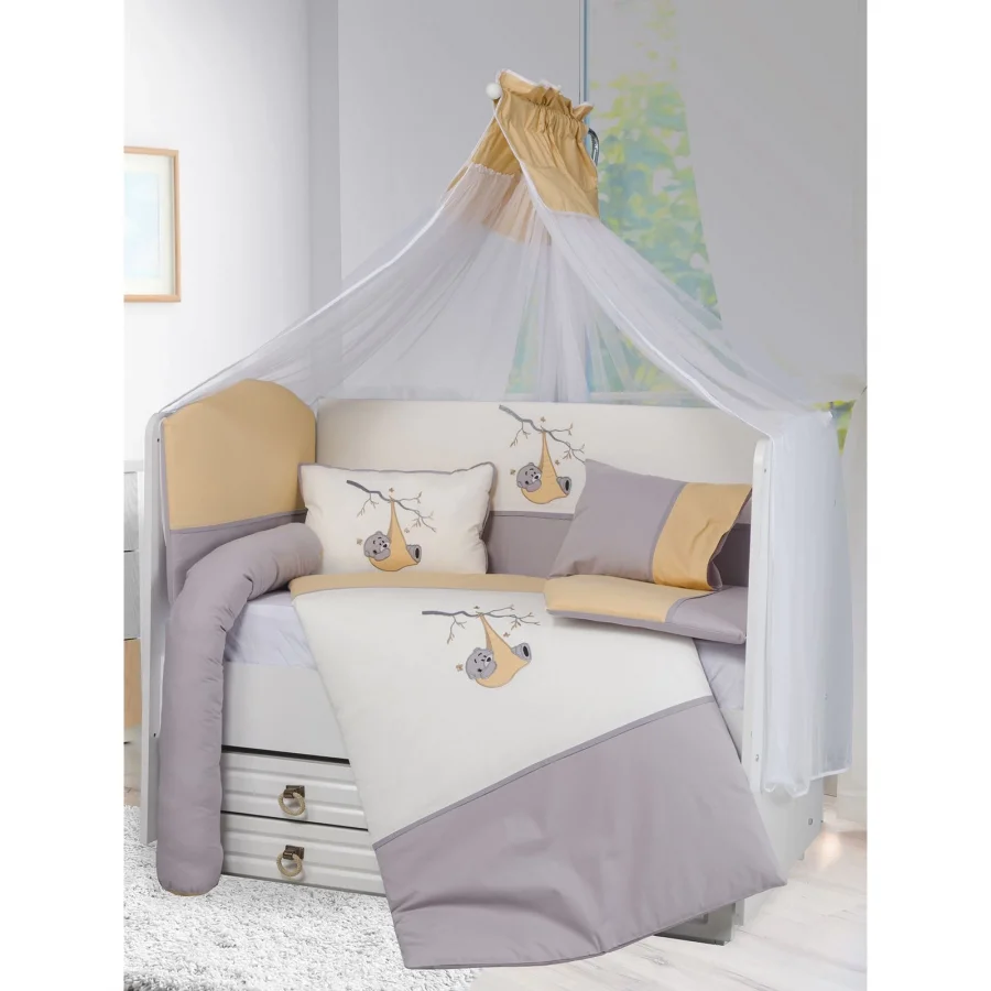 Aras Bebe Pamir Uyku Seti 60X120 Cm-Kahverengi