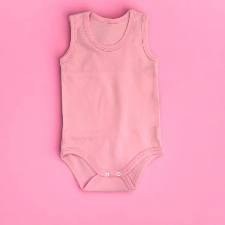 Askılı Çıtçıtlı Body Zıbın Bebek Atlet - Pembe