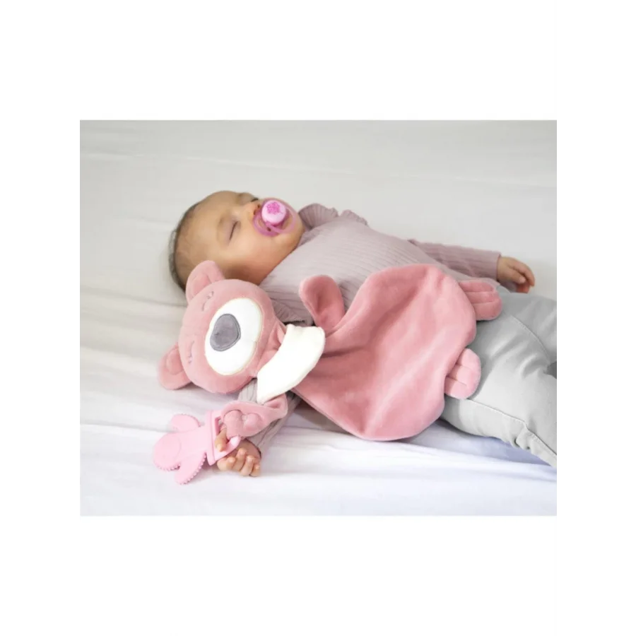 Babyjem Diş Kaşıyıcılı Uyku Arkadaşım Gül Kurusu