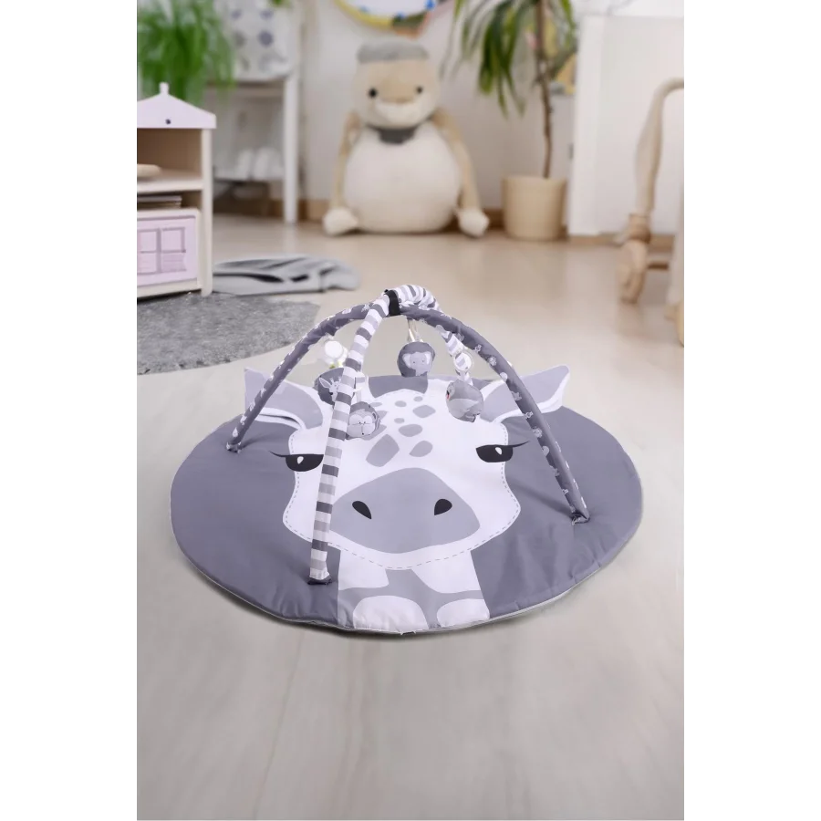 Babyjest 3 Boyutlu Dokunuş Safari Hayvanlar Oyun Halısı 115x115cm