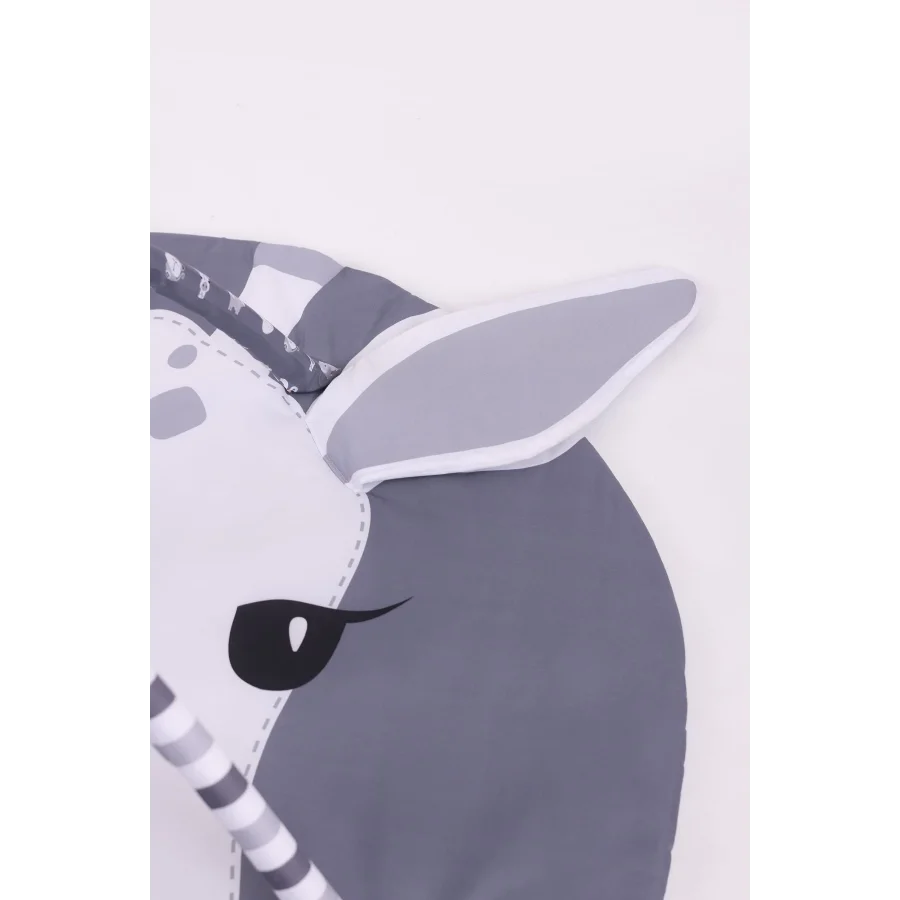 Babyjest 3 Boyutlu Dokunuş Safari Hayvanlar Oyun Halısı 115x115cm