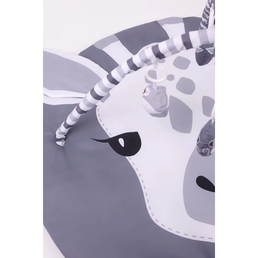 Babyjest 3 Boyutlu Dokunuş Safari Hayvanlar Oyun Halısı 115x115cm