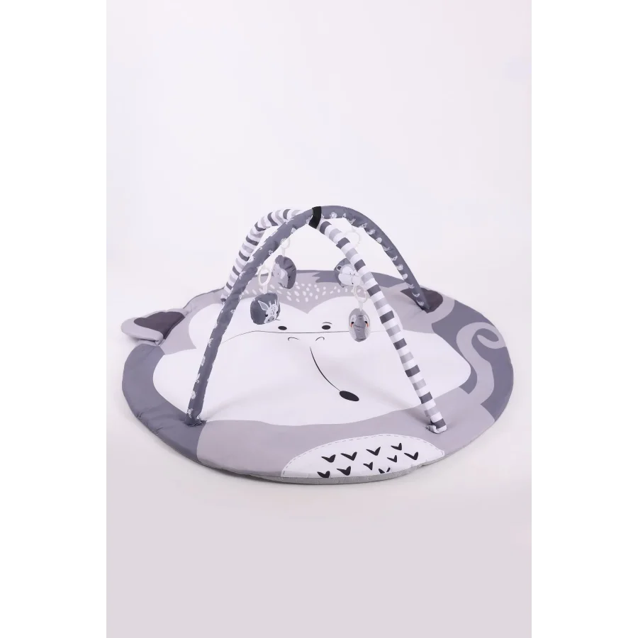 Babyjest 3 Boyutlu Dokunuş Safari Hayvanlar Oyun Halısı 115x115cm - Maymun