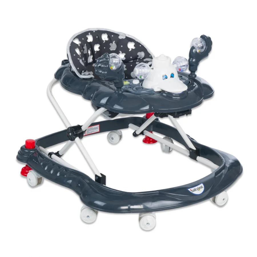 Babyjest Vak Vak Stoperli Müzikli Yürüteç - Füme