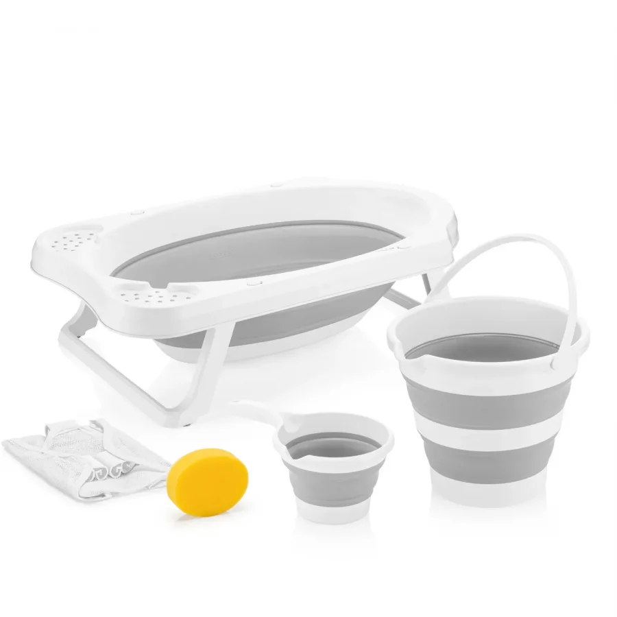 Babymiss 5 Parça Bebek Küvet Seti File Ve Sünger Hediyeli, Bebek Banyo Küveti