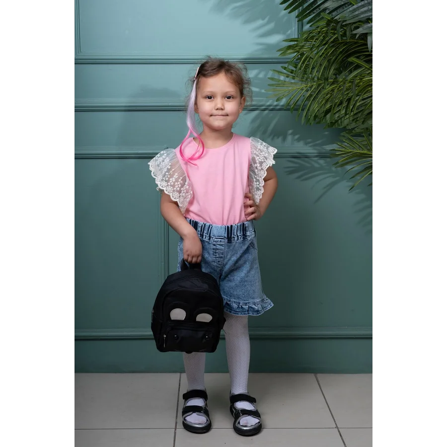 Babymiss Çocuk Sırt Çantası Kedi Desenli Anaokulu Çantası