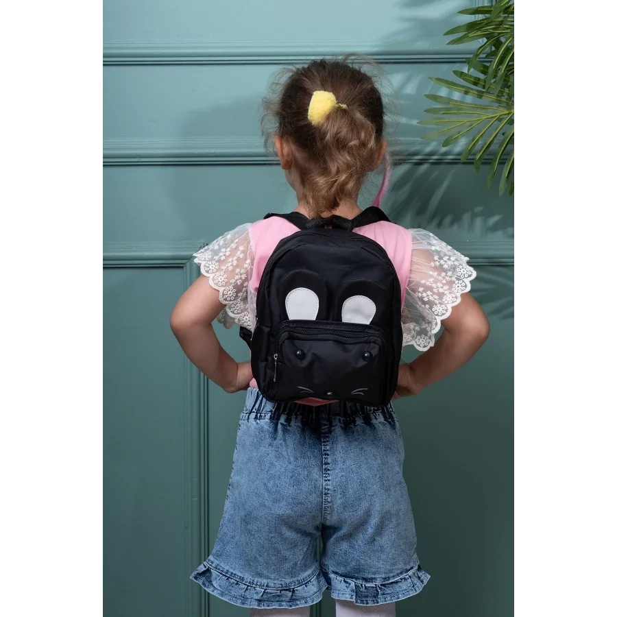 Babymiss Çocuk Sırt Çantası Kedi Desenli Anaokulu Çantası