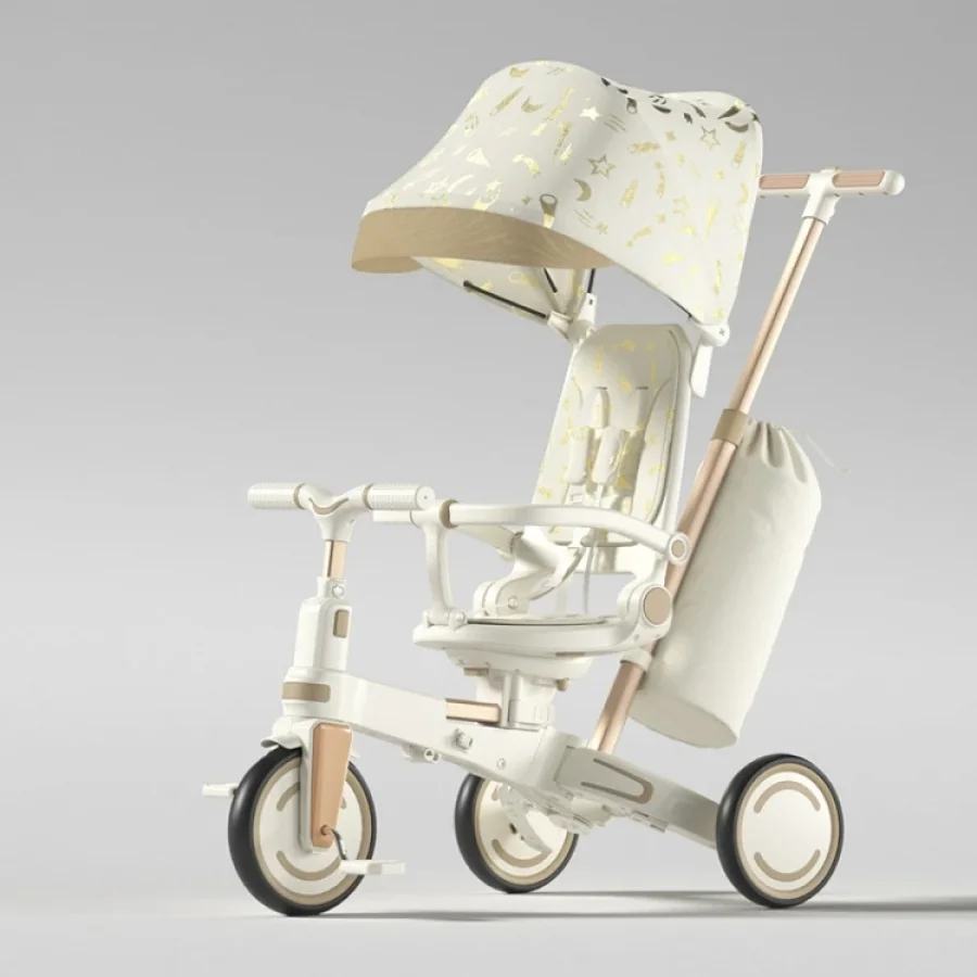 Babymiss Kooma 9u 1 arada Üç Tekerlekli Bisiklet / Krem