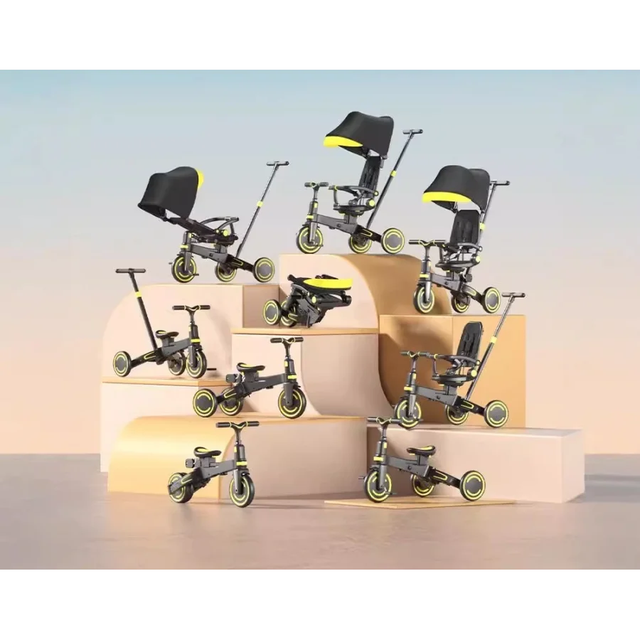 Babymiss Kooma 9u 1 arada Üç Tekerlekli Bisiklet / Krem