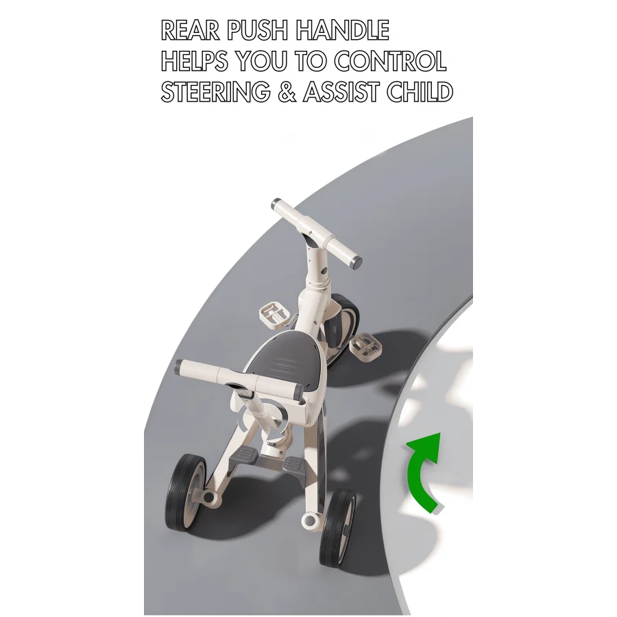 Babymiss Urban Glider 6sı 1 arada Üç Tekerlekli Bisiklet / Pembe