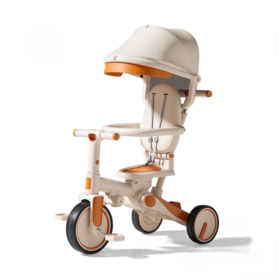 Babymiss Urban Glider 6sı 1 arada Üç Tekerlekli Bisiklet / Turuncu