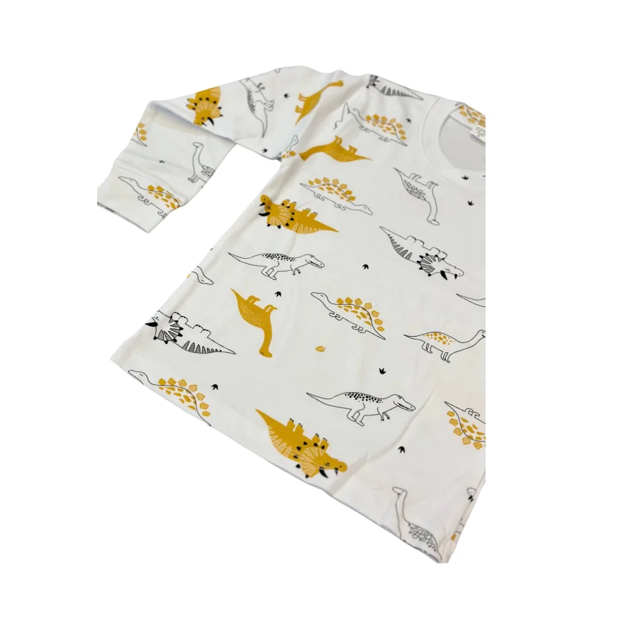 Babymiss Uzun Kollu Dinazor Desenli Çocuk Pijama Takımı