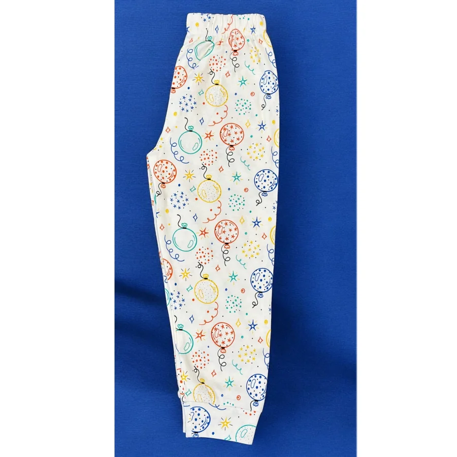 Babymiss Uzun Kollu Renkli Balon Desenli Çocuk Pijama Takımı