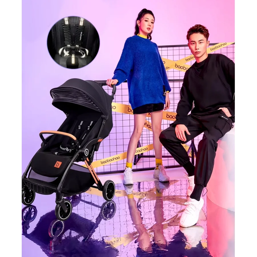 Bagageboo Kabin Boy Bebek Arabası Otomatik Katlanır Hafif