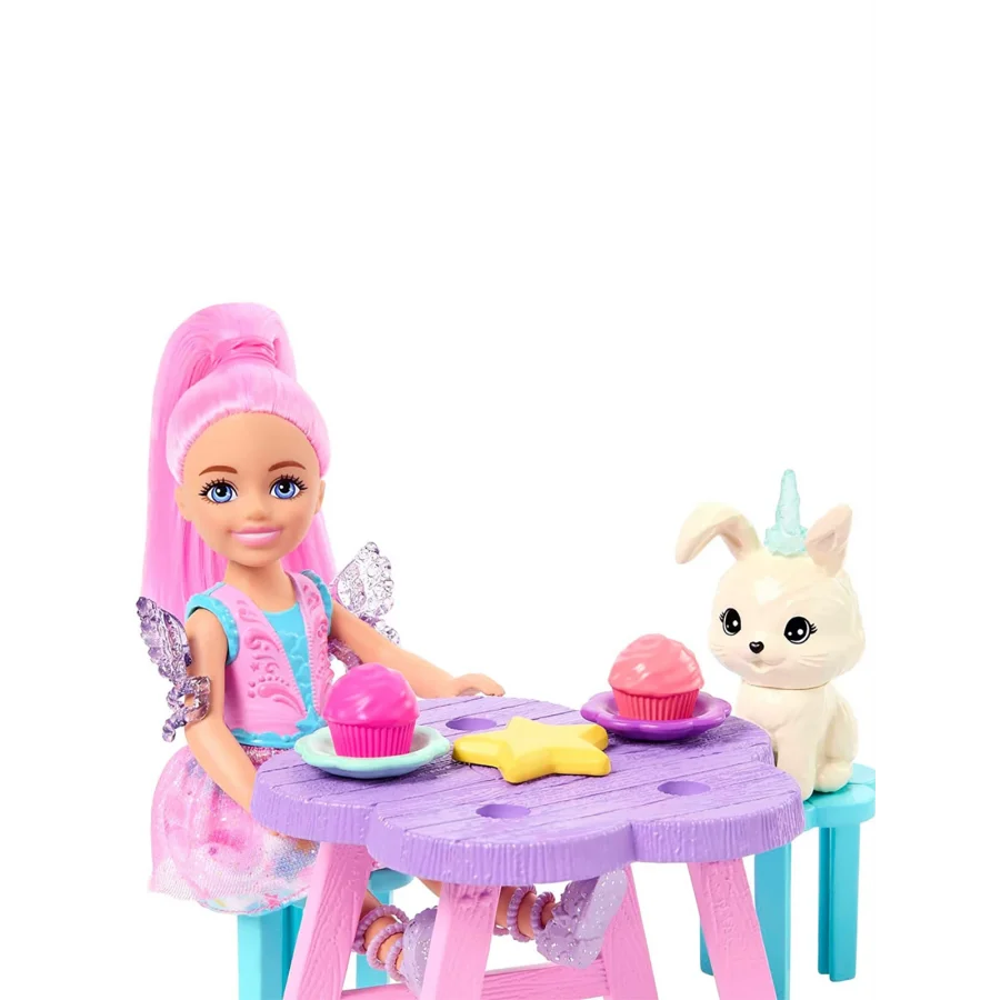 Barbie A Touch Of Magic Chelsea Ve Pegasus Oyun Seti Pembe