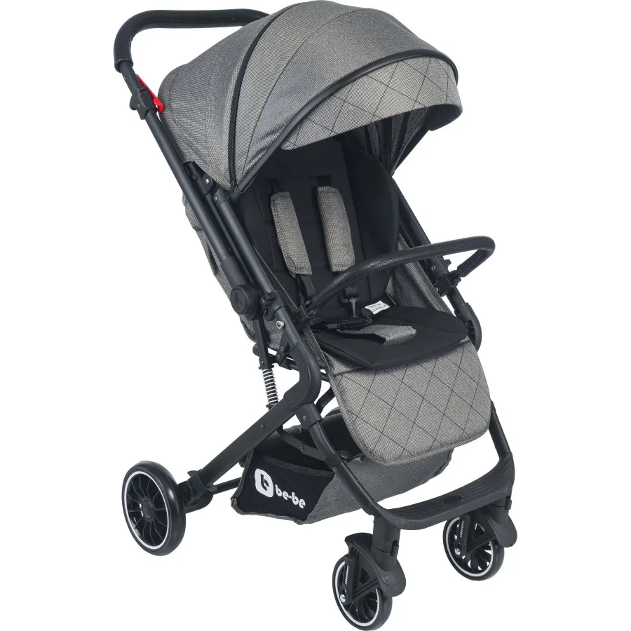 Be-Be Alpine Çift Yönlü Kabin Boy Bebek Arabası - Gri