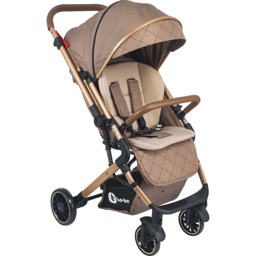 Be-Be Alpine Çift Yönlü Kabin Boy Bebek Arabası - Kahve