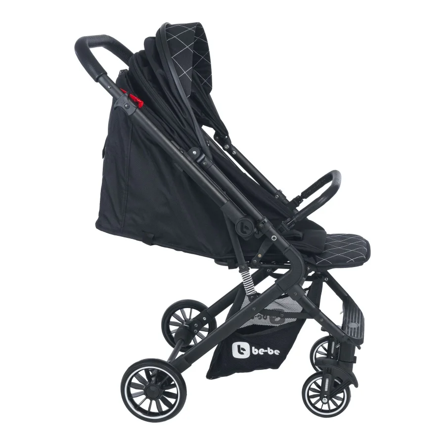 Be-Be Alpine Çift Yönlü Kabin Boy Bebek Arabası - Siyah