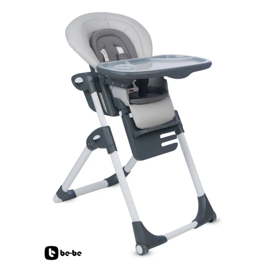 Be-Be Cozy Asansörlü Lüks Mama Sandalyesi - Gri