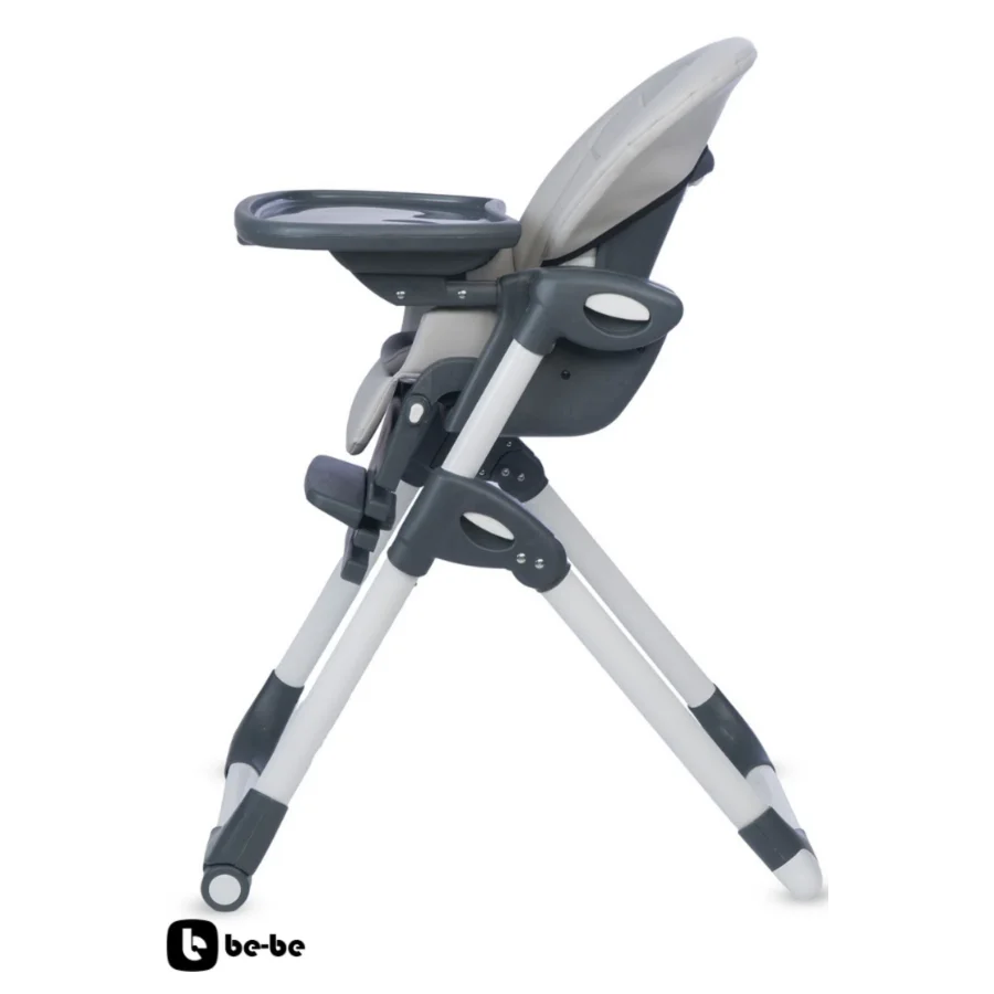 Be-Be Cozy Asansörlü Lüks Mama Sandalyesi - Gri