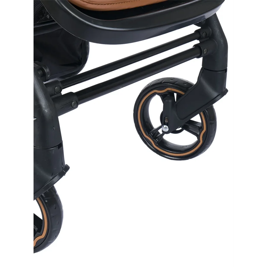 Be-Be Soft Plus Çift Yönlü Bebek Arabası Kahverengi