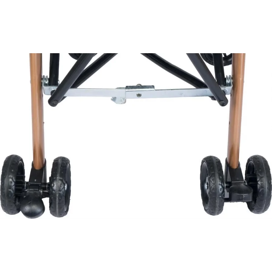 Be-Be Trip Lüks Baston Bebek Arabası Gold Siyah