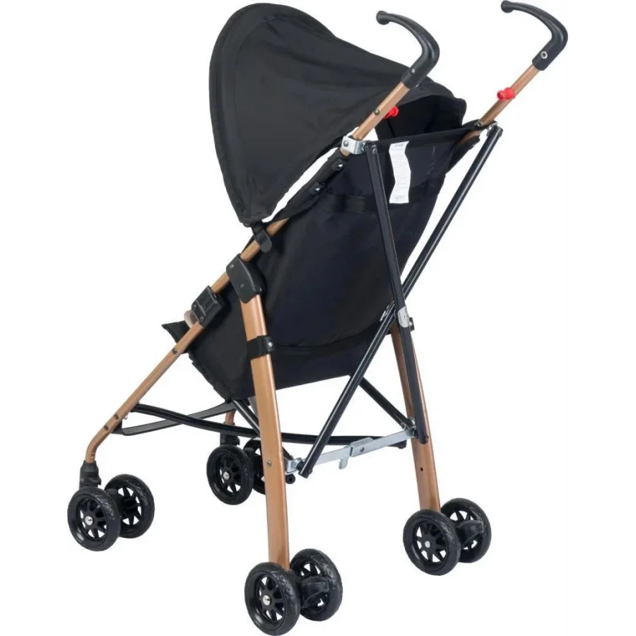 Be-Be Trip Lüks Baston Bebek Arabası Gold Siyah