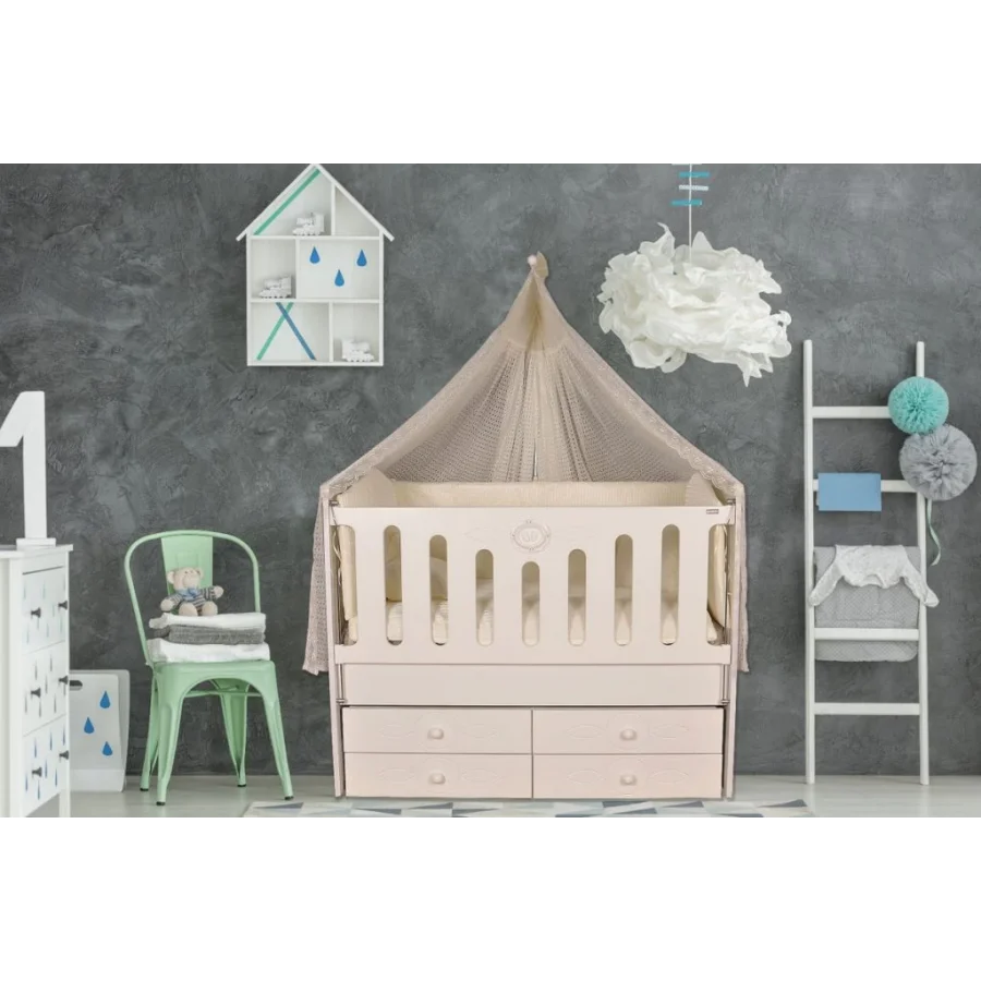 Bebecco 4 Çekmeceli Sallanır Ayco Beşik