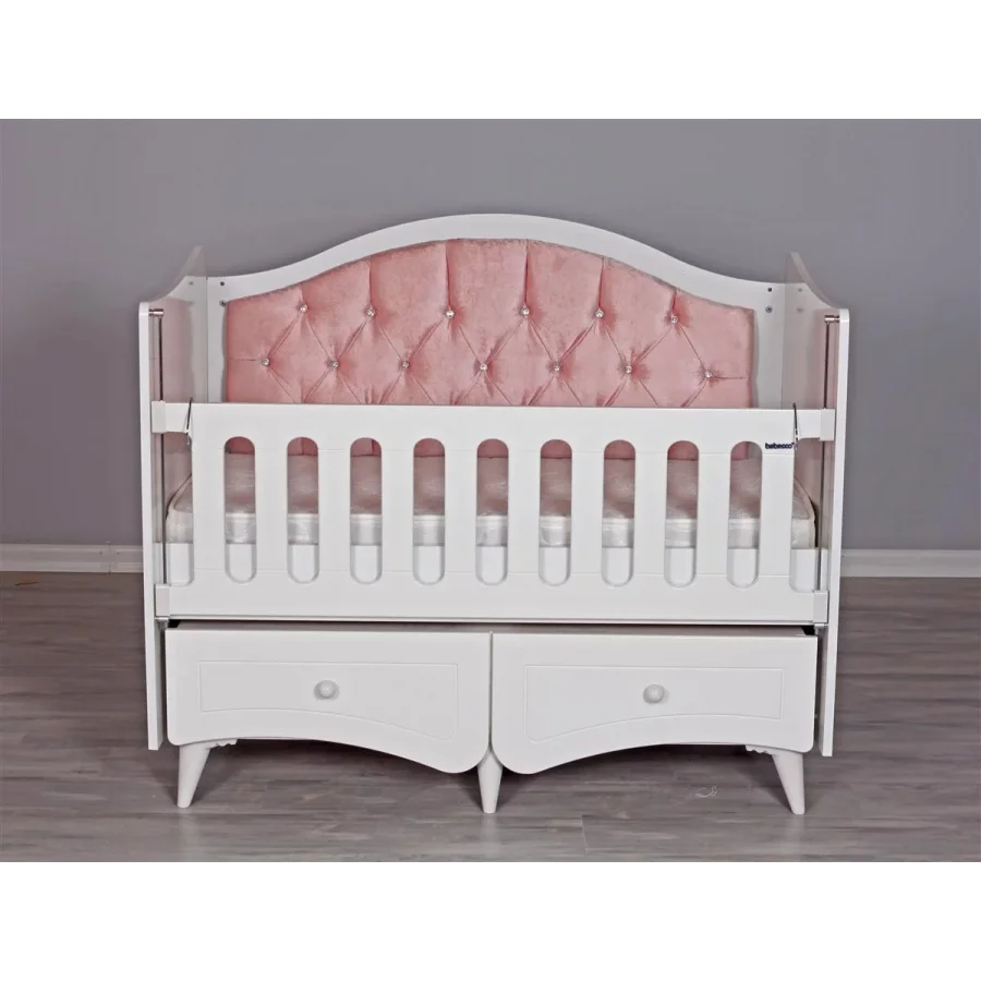 Bebecco Çekmeceli Asil Bebek Beşik / Pembe