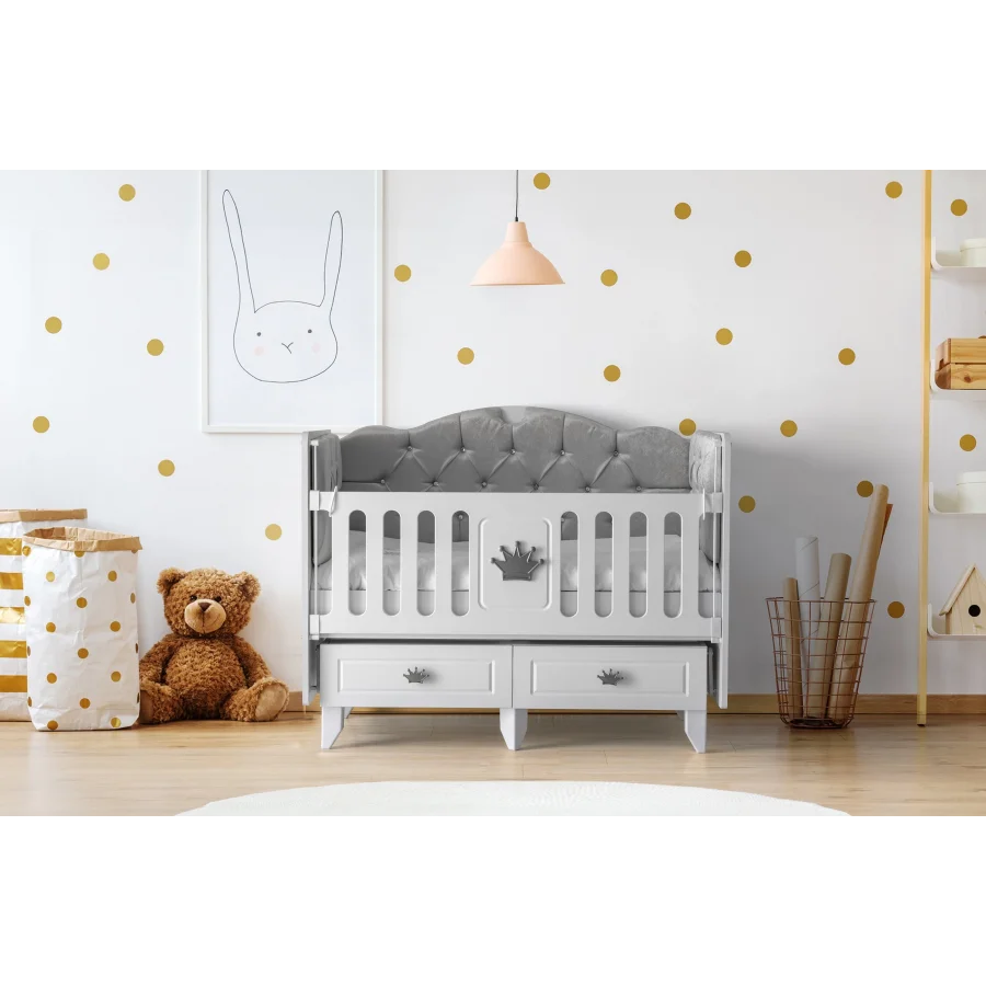 Bebecco Montana 60cm x 120cm Bebek Beşik - Gri