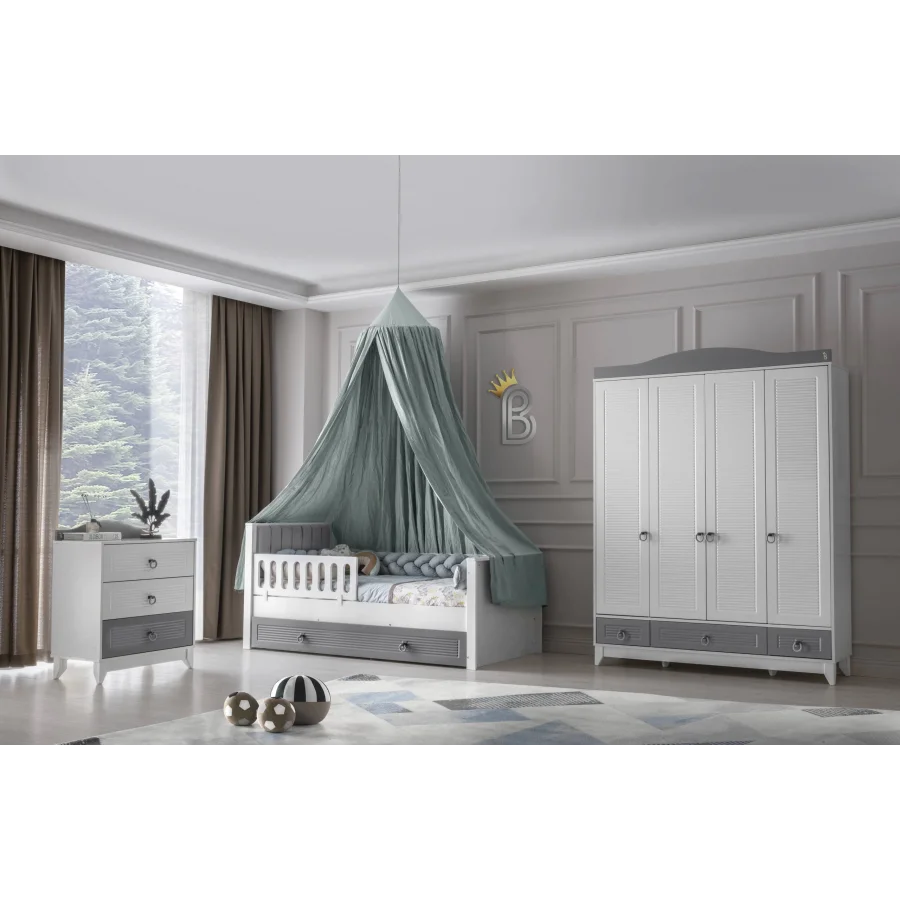 Bebecco Neptün 4 Kapılı Bebek Odası Takımı