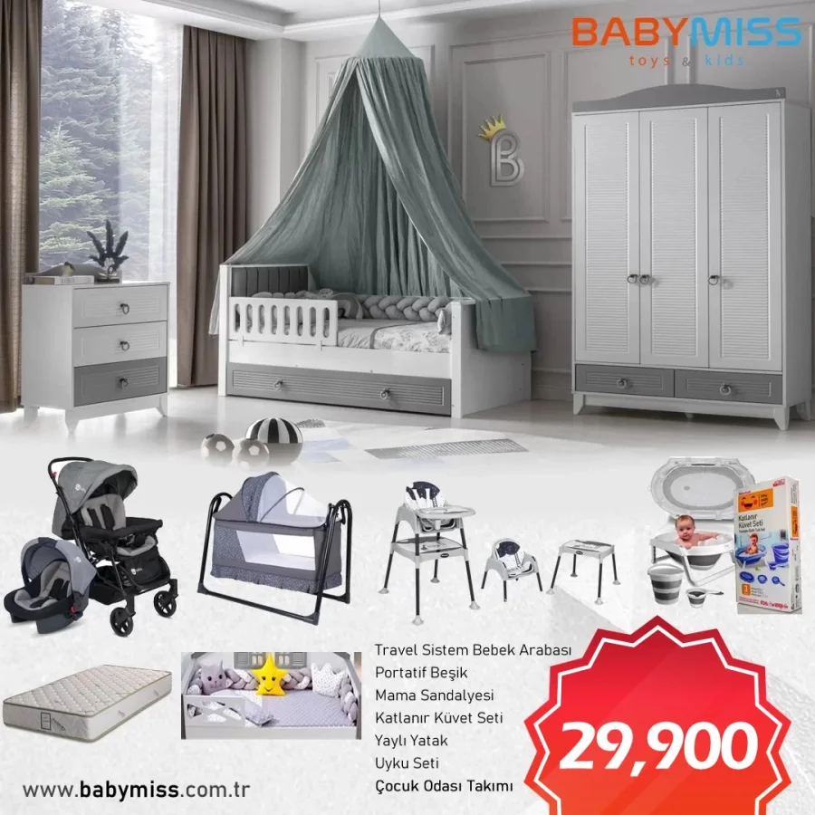 Bebecco Neptün Çocuk Odası Seti