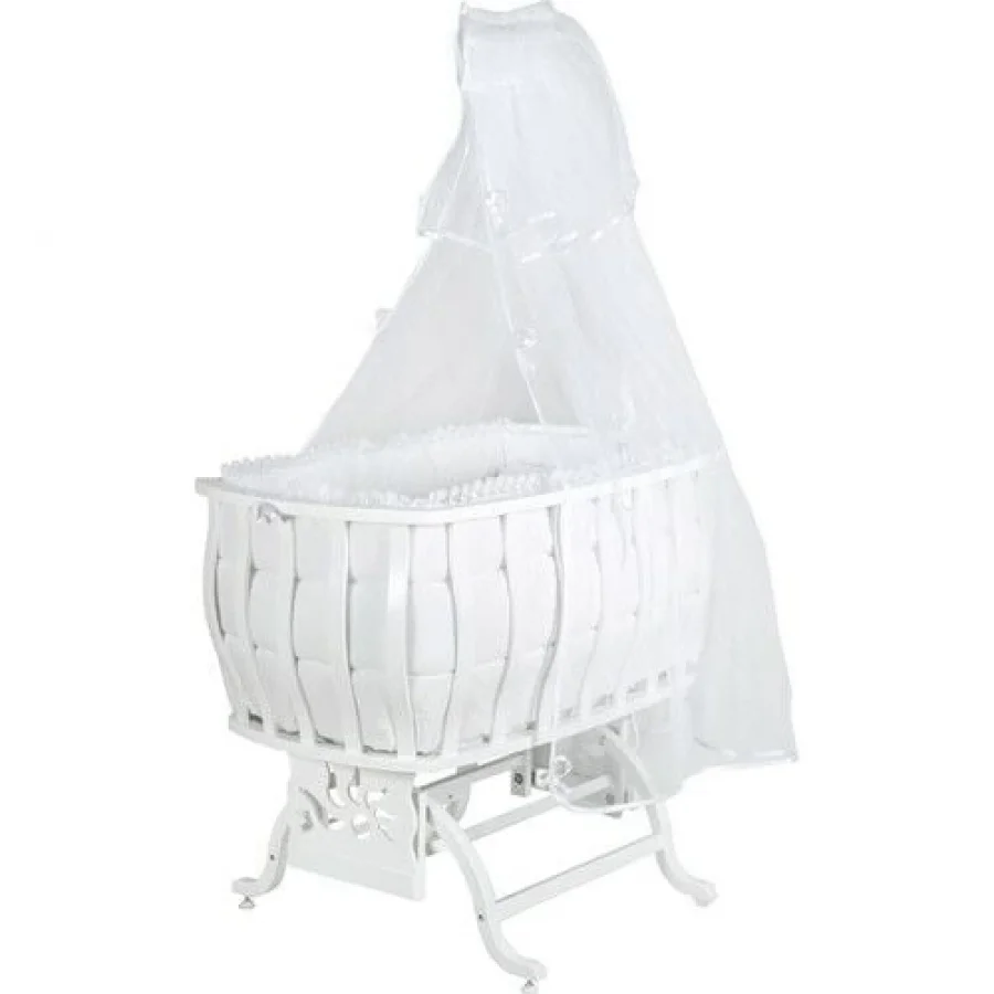 Bebetti Eko Beyaz Sallanır Beşik 60 x 90 cm