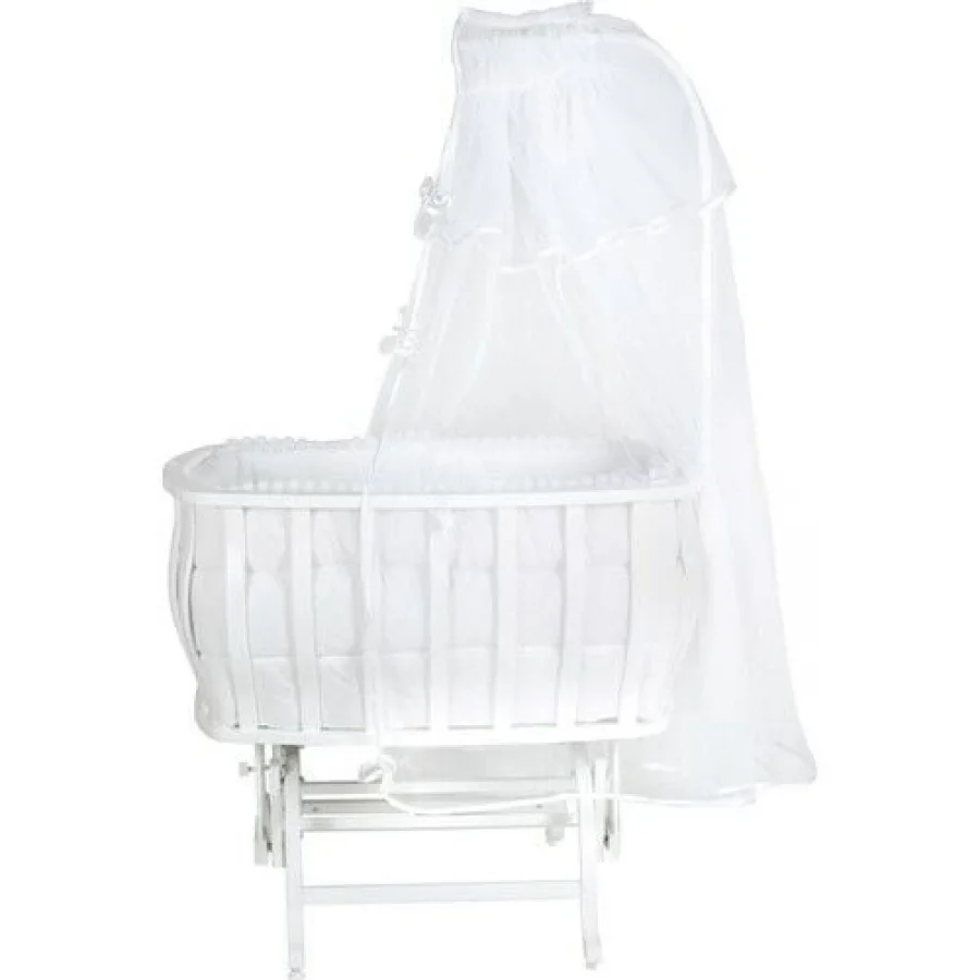 Bebetti Eko Beyaz Sallanır Beşik 60 x 90 cm