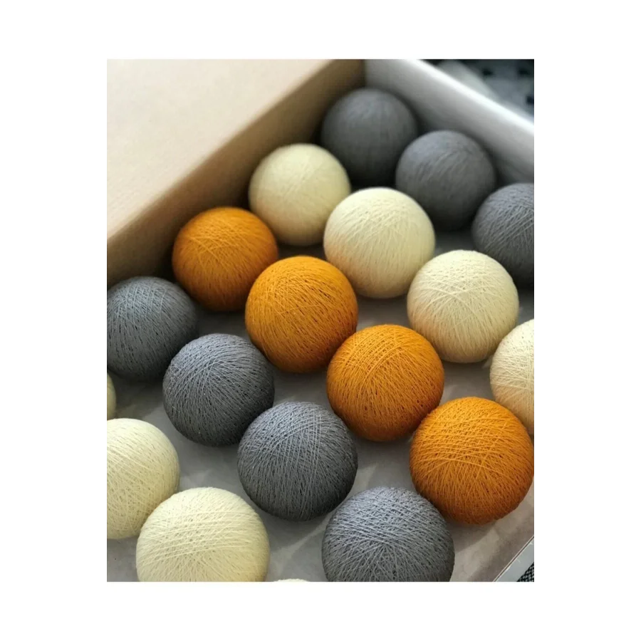 Bebetti Led Işıklı Top Beyaz Gri Sarı